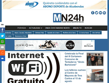 Tablet Screenshot of madridnorte24horas.com